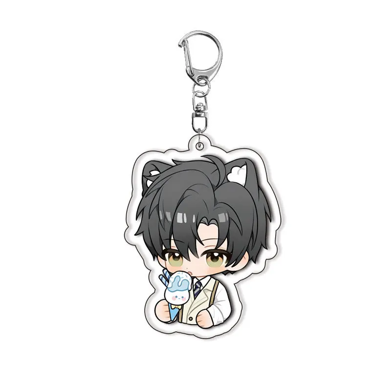 Re Shen Shen Xing Hui Anime Acrylic Keychain Love Deep Space Backpack Cute Pendant Layered Design Character Merchandise view 4