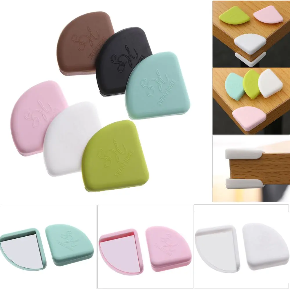 

1/4pcs Desk Safety Corner Guards Anticollision Strip Table Corner Protector Edge Protection
