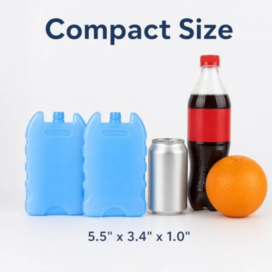 Ice Packs for Lunch Boxes, Lunch Cooler Bag, Reusable Lunch Box Ice Pack for Cooler, Lunchbox Accessories, Lunch Bag Freezer Lo view 2