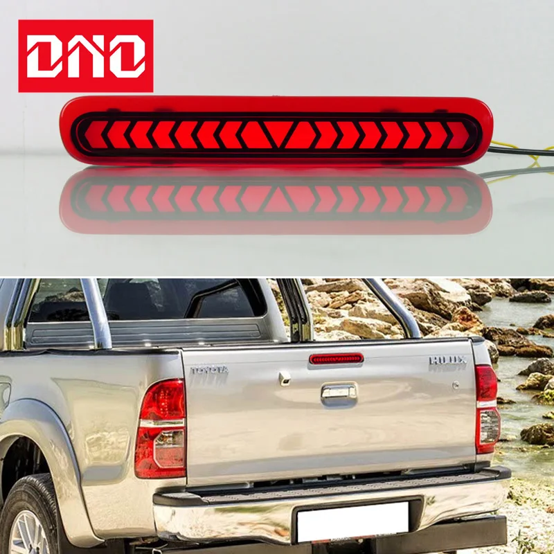

Car LED Rear Bumper Lamps For Toyota Hilux Vigo 2005-2014 Brake Light Turn Signal Backup Reflector Lamp Taillights Car Fog lamps