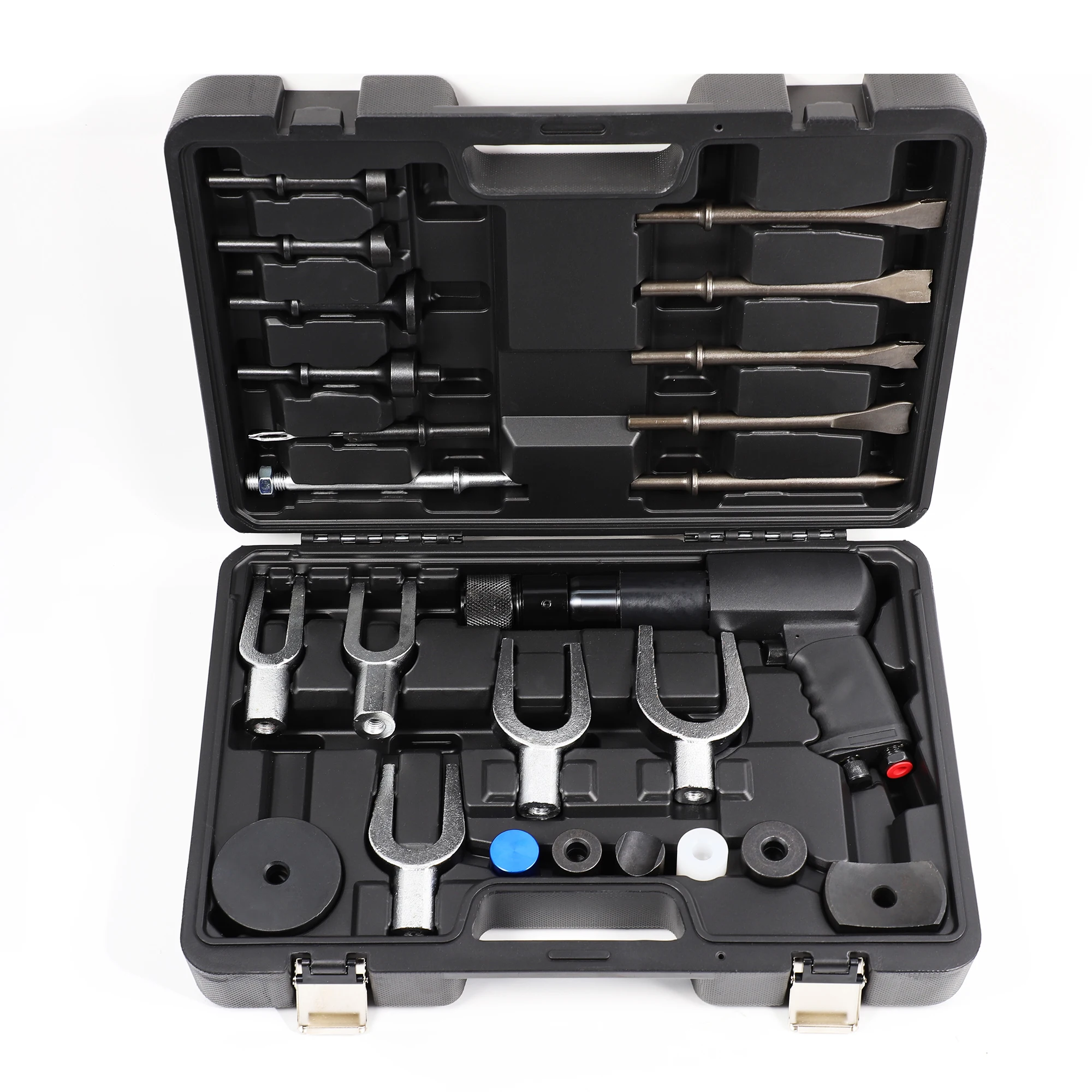 XC9090A 25pcs Auto Repair Tools Set of Multi-function Pneumatic Hammer with Ball Joint Extractor XCTOOL
