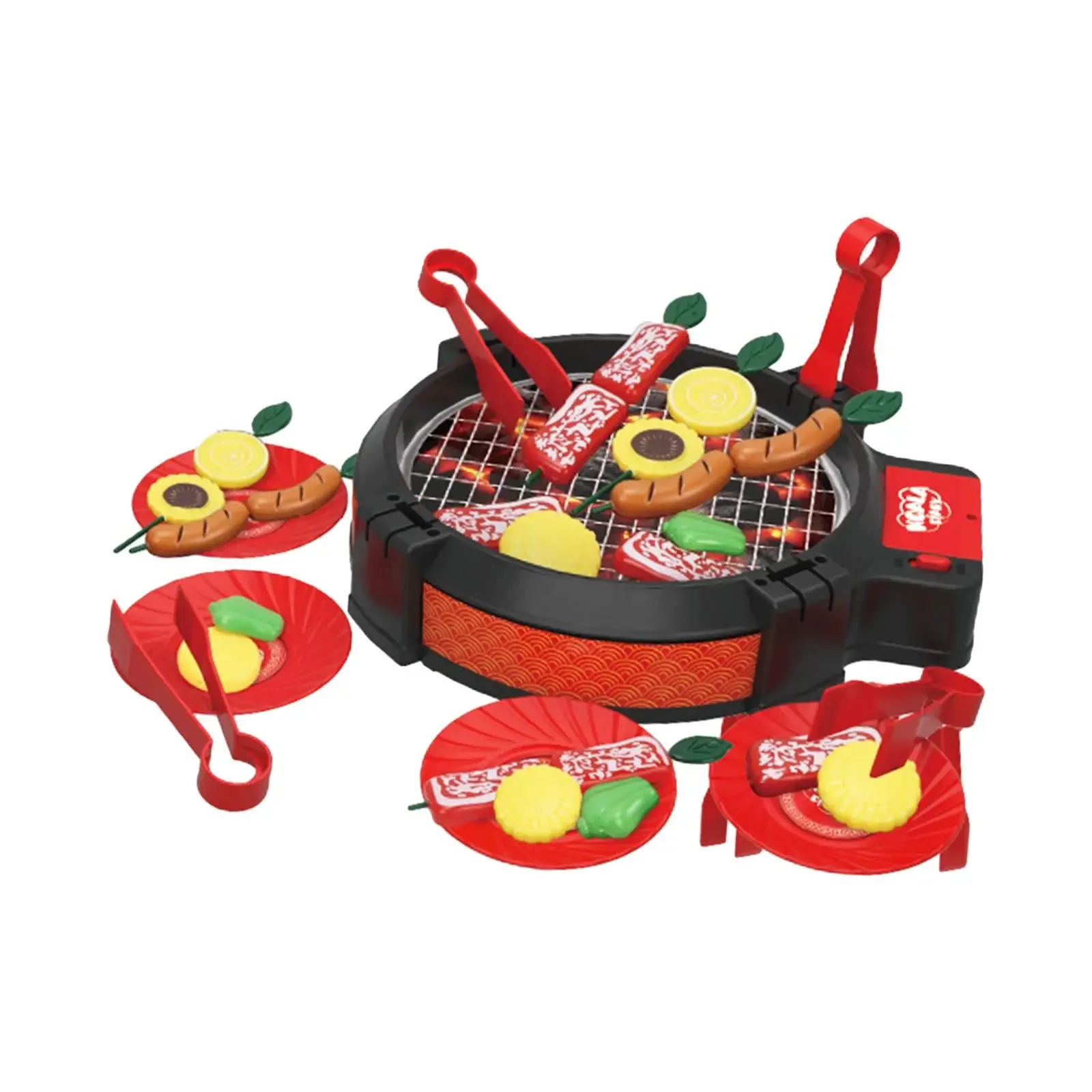 27x Speelgoed Bbq Grill Set Educatief Speelgoed Barbecue Keuken Speelgoed Speelgoed Set Voor Meisjes Jongens 2 3 4 5 6 Jaar Oud Valentijnsdag Cadeau