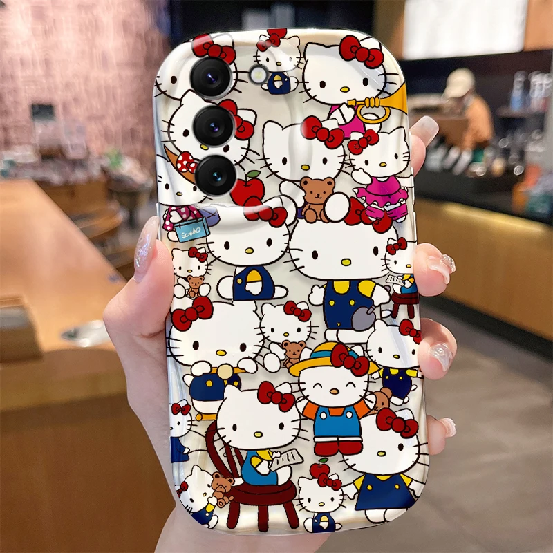 Etui Hello Kitty do Samsung Galaxy A33 A32 A31 A30 A20 A24 A23 A22 A21S A20S A14 A13 A12 5G A10S A04E A04 4G A03 Core Cover