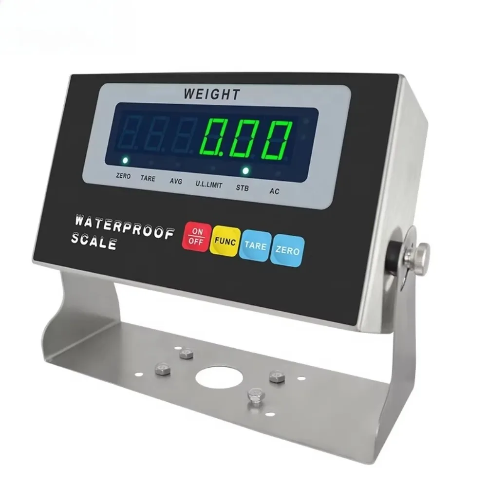 Large LCD waterproof IP 68 stainless steel initialized weight indicator industrial scale