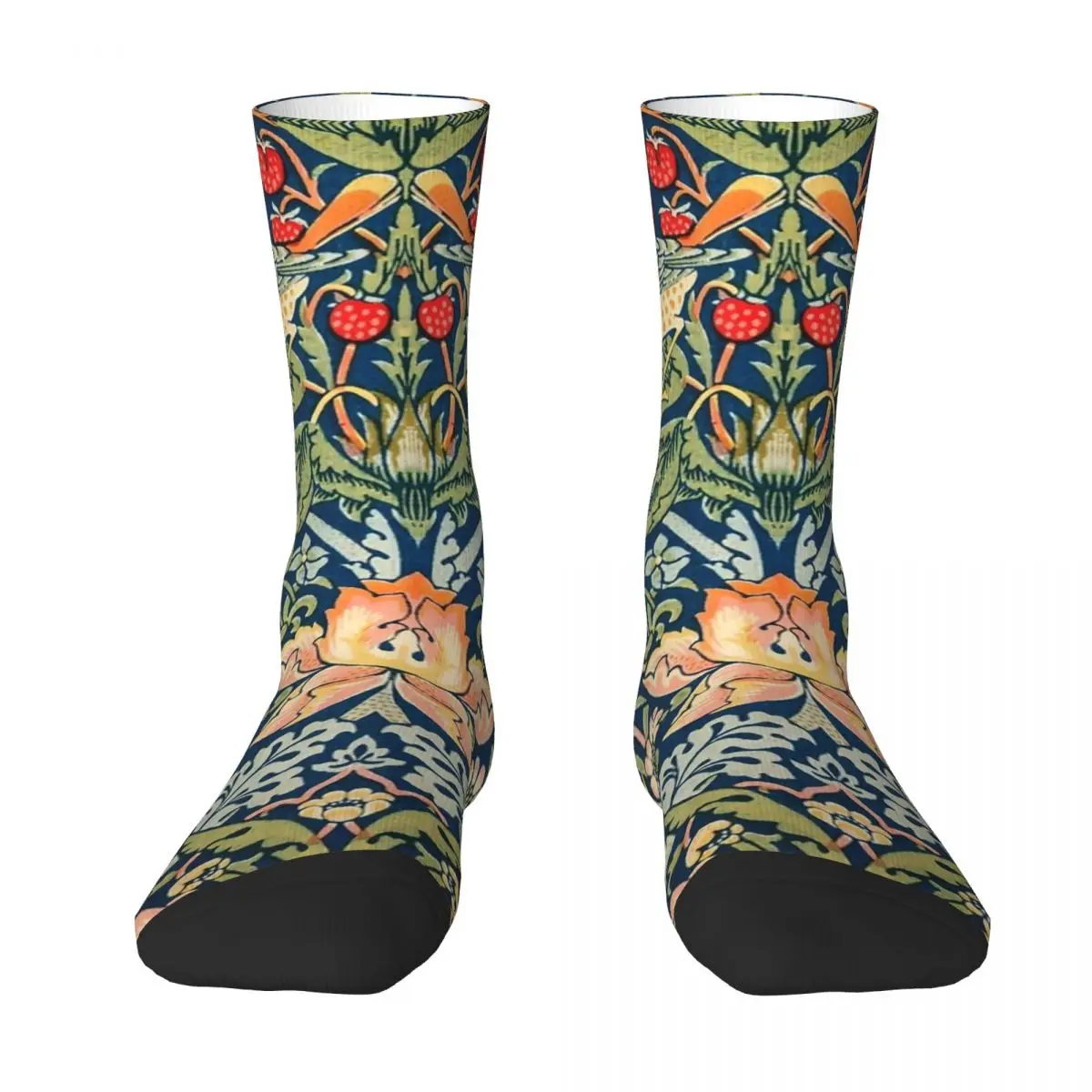 William Morris Socks art nouveau Modern Stockings Women Men Soft Running Sports Socks Autumn Design Anti Skid Socks