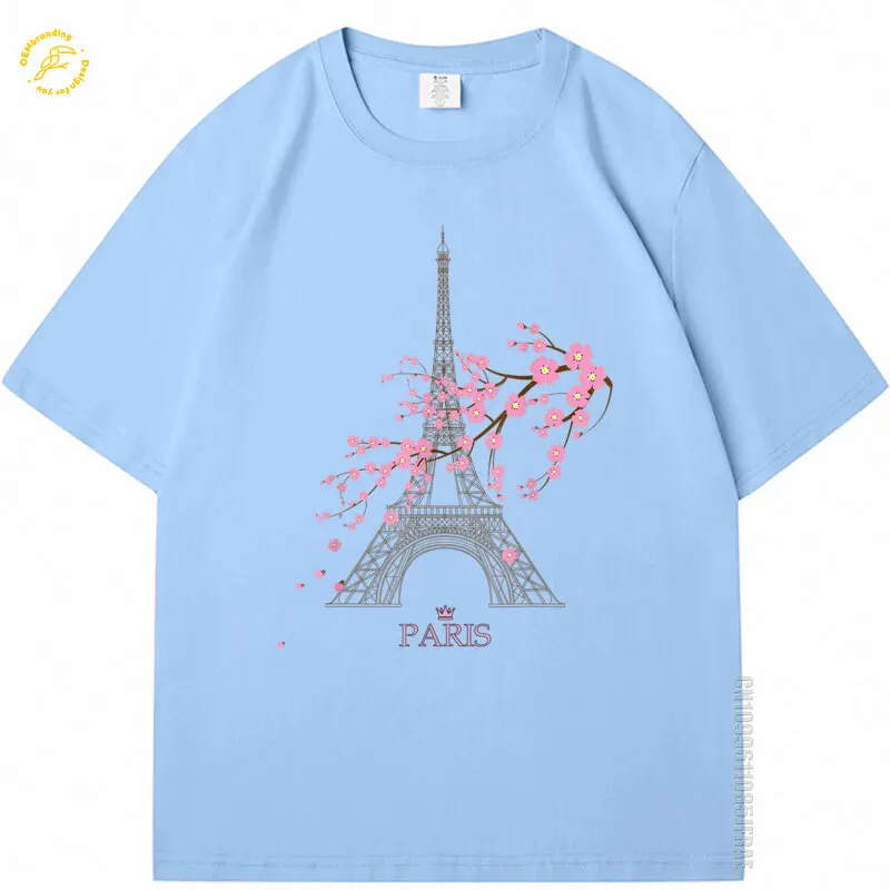 

Paris Eiffel Tower The Sign Of Love 2025 Hot Tee France Parisian Home Oversized T-Shirt Men Clothing T Shirts Топ Y2K