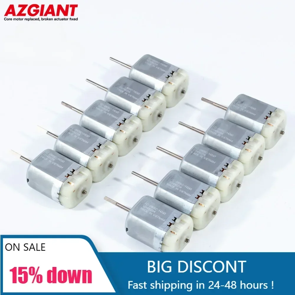 

For Mabuchi 12V DC Car Door Lock Motor FC-280SC 14260 Miniature Carbon Brush 6800rpm D CUT Shaft 1/2/3/4/5/10pcs