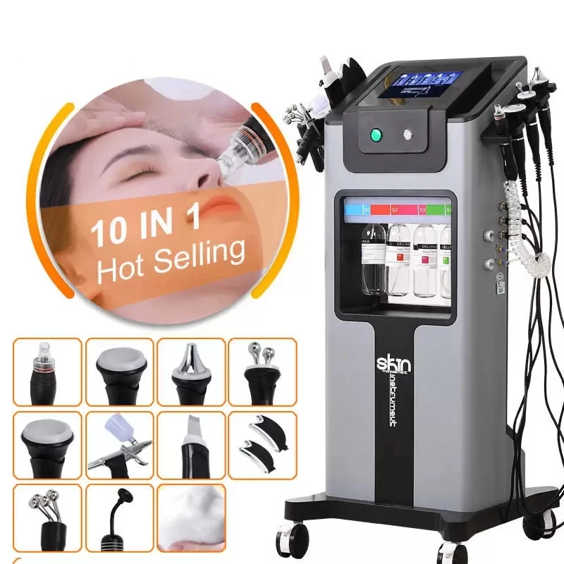 

Multifunctional Hydro Dermabrasion Skin Care Ance Scar Treatment Face Cleaning Minimize Pores 10 In 1 Beauty Machine