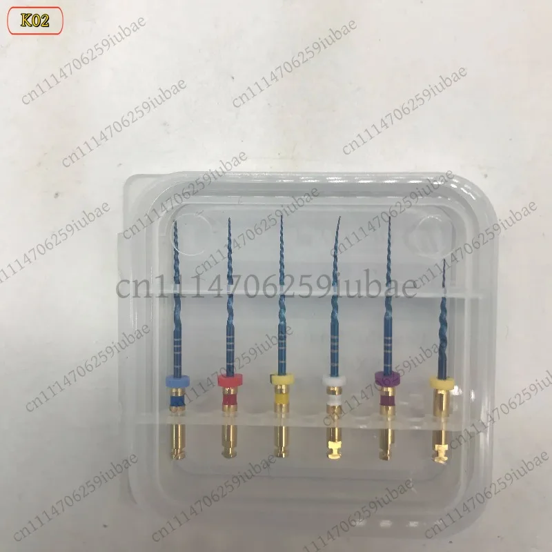 LD_Niti Heat Activation Blue Rotary Root Canal Files SX-F3 Length 25mm Assorted Set with 5 Boxes