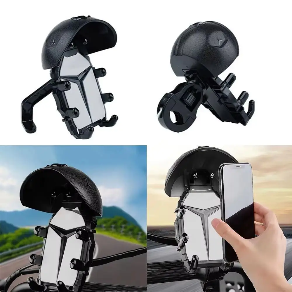 

Riding Navigation Electric Bike Phone Holder Anti-Vibration And Rainproof Motorcycle Phone Stand Bicycle Handlebar Phone Holder