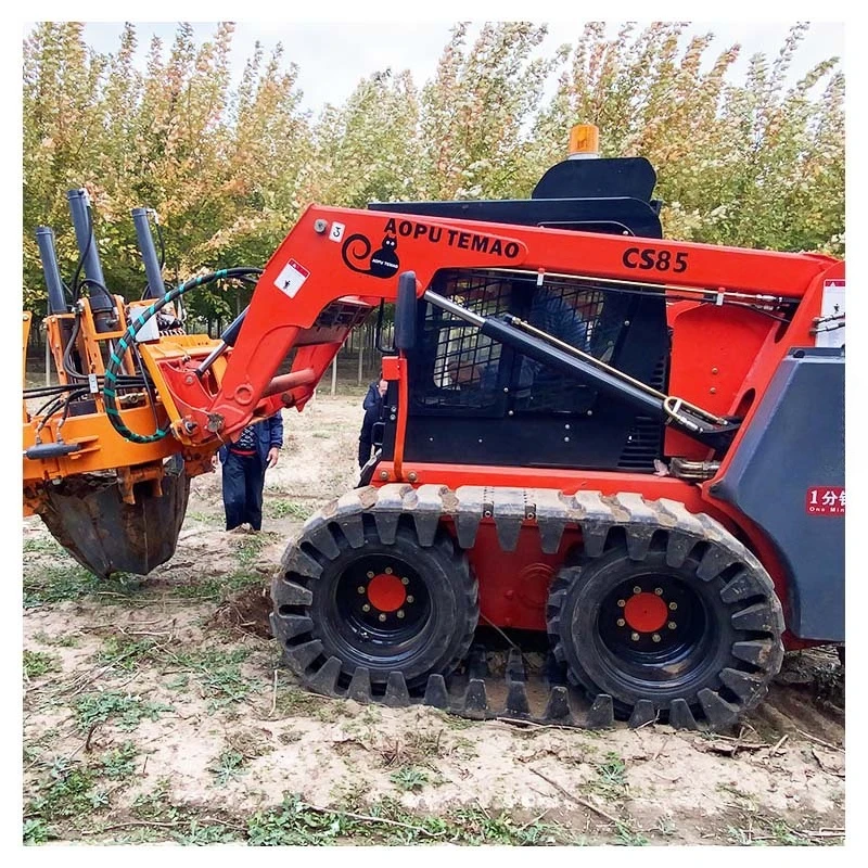 Large Tree Digger Hydraulic Four-petal Tree Mover with Shovel Tree Cleaner