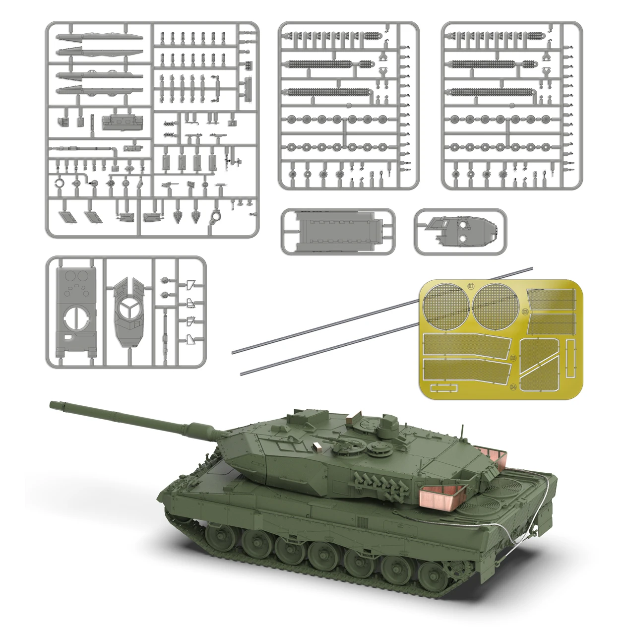 جديد Boder 1/72 دبابة تجميع نموذج لجسم الألمانية ليوبارد 2A5/A6 دبابة قتال رئيسية TK-7201 غير ملونة جمع ألعاب مخصصة هدية