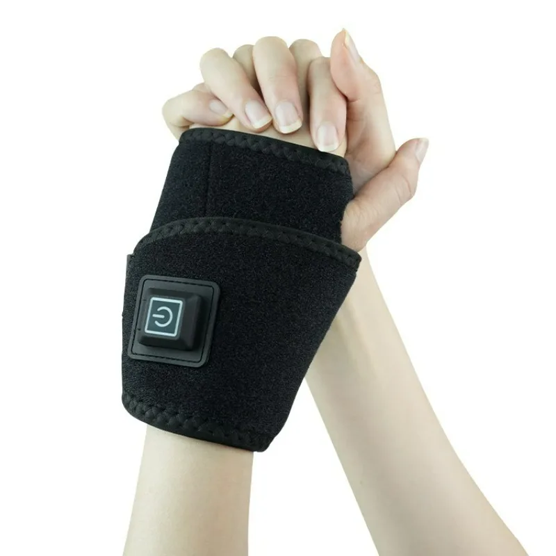 USB Heated Wrist Brace,Adjustable Temperature Heating Wrist Wrap,Soft Warm Wrist Support for Daily Use,Holiday Birthday Gift for Men Women