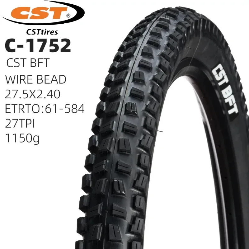 C1752 27.5X2.40 61-584 CST BFT MOUNTAIN BICYCLE TIRE MTB BIKE TYRE 27TPI