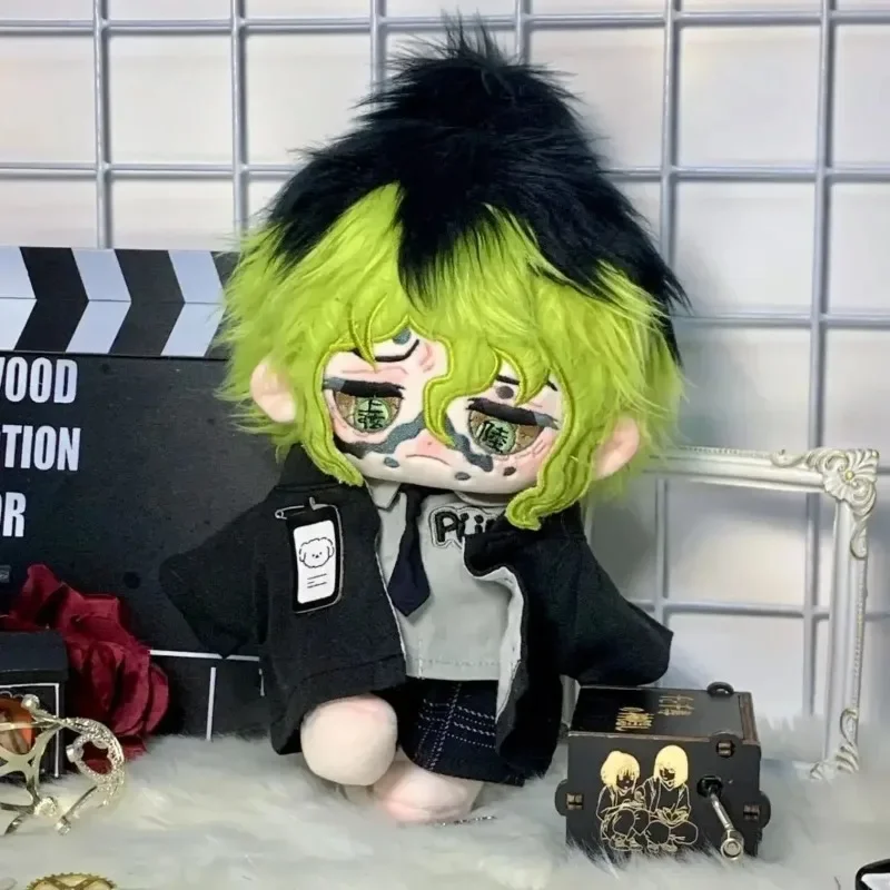 Peluche Anime Demon Slayer 20 cm Gyuutarou Bambola di cotone Giocattoli Kimetsu No Yaiba Peluche Dress Up Burattini Cosplay per bambini Adulti Regali