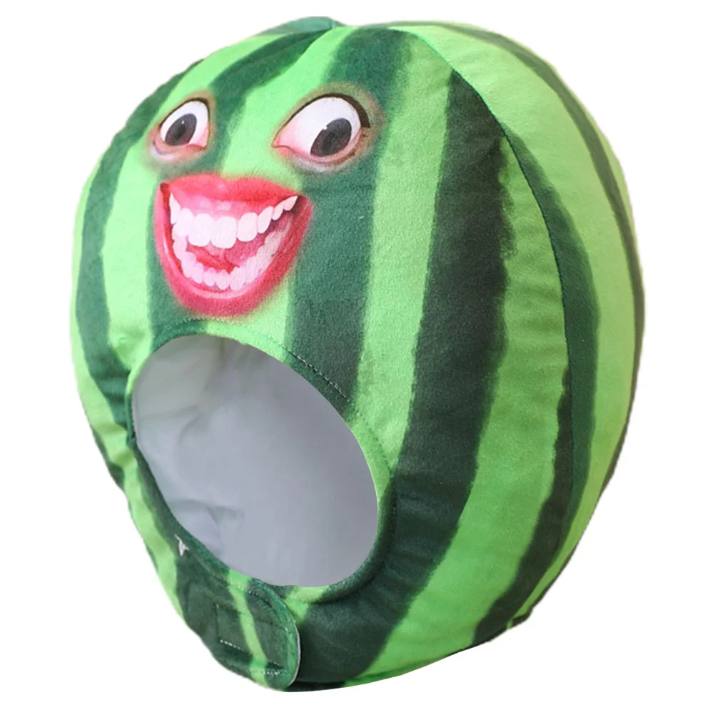 Cartoon Hat Prop Watermelon for Performance Fruit Festive Headgear Decorative Aldult Party Cosplay