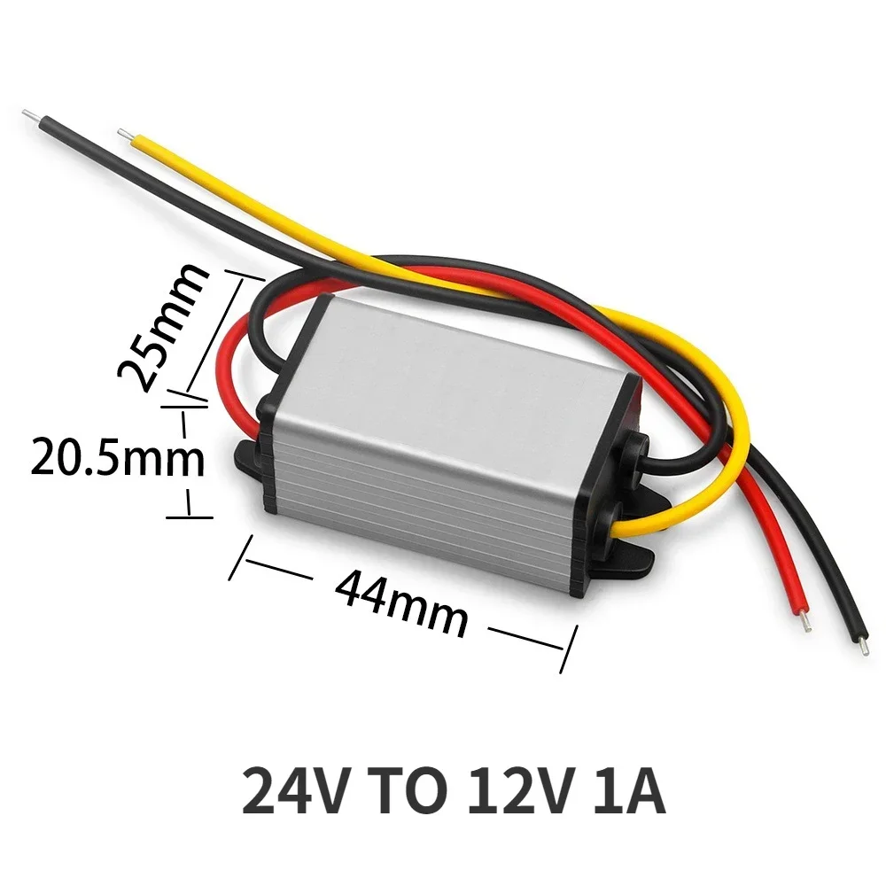 24V zu 12V Wandler Step Down 24V 12V wasserdichtes Modul DC DC 1a-5a Buck Modell Konverter