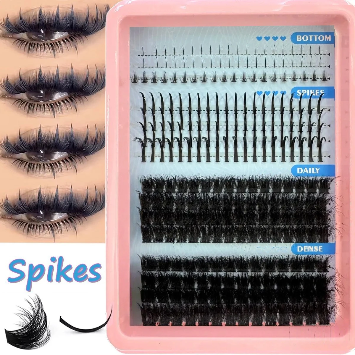 15 rzędów kępek rzęs Manga, wz – Anime Cosplay Lashes recenzja i cena