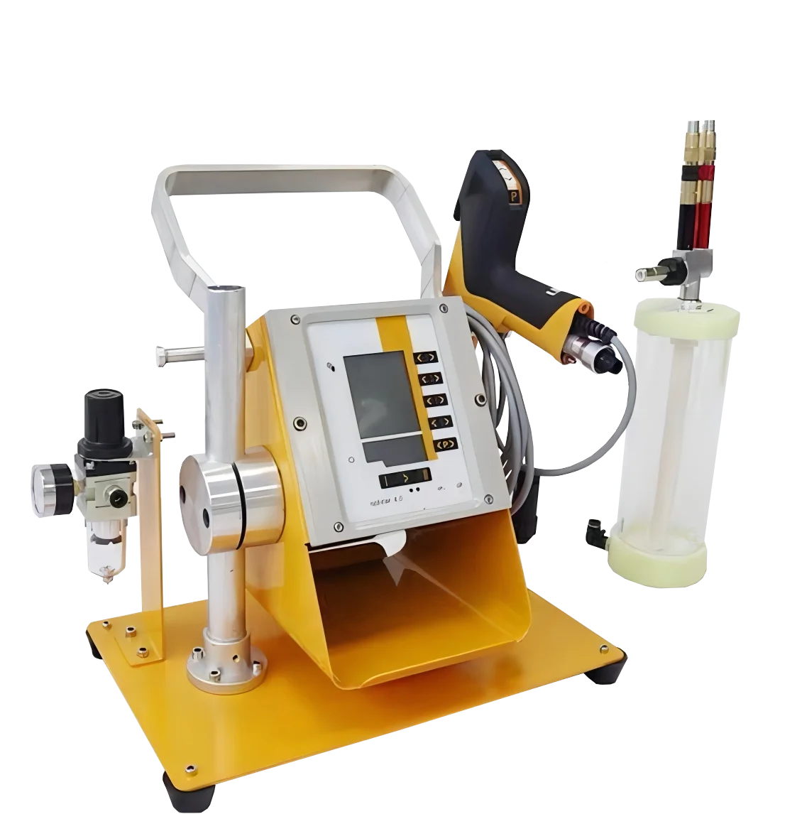 

Industrial Electrostatic Intelligent Metal Spraying Paint Powder Coating Machine With Spray Gun