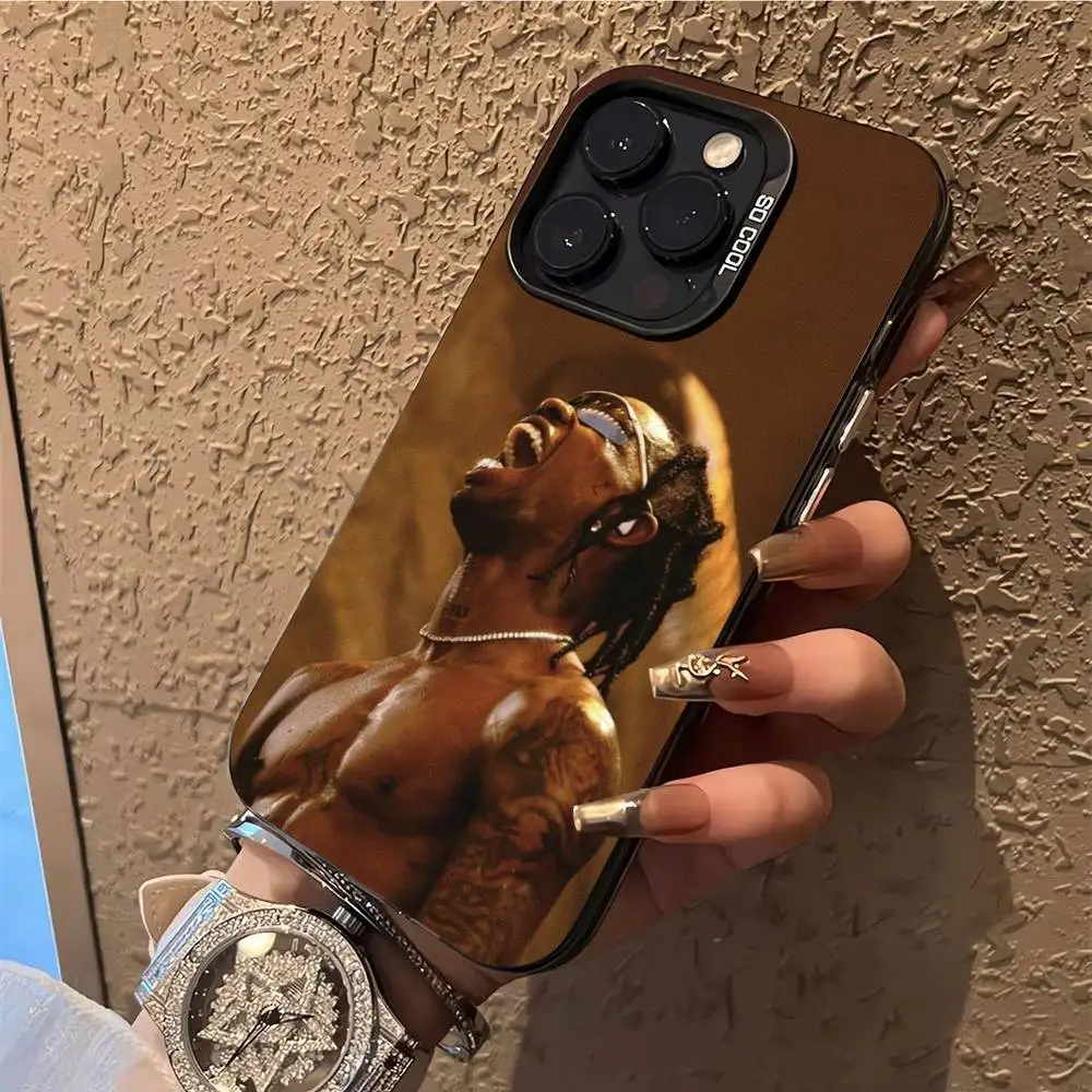 Чехол для телефона C-Cactus J-Jack Travis Scott для iPhone 17,16,15,14,13,12,X,8,Pro,Max,Plus,E,SE4,Air,Mini IMD Matte Black