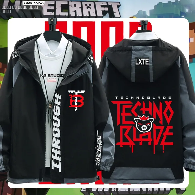 

Толстовка World of Warcraft Technoblade на молнии, свободного кроя, из полиэстера, с длинными рукавами, молодежная, осенняя коллекция