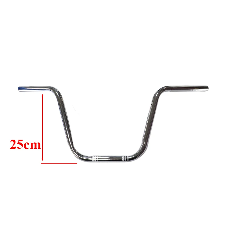 Motorcycle 18cm 25cm Handlebars Bars Chrome For Harley Chopper Bobber Cafe Racer Modified Accessories