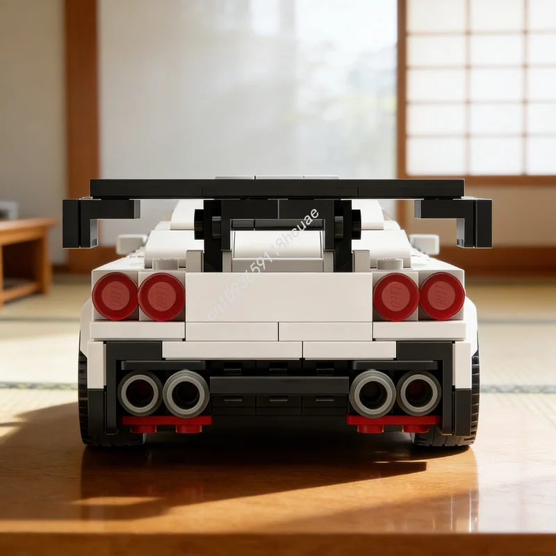 

317pcs MOC City Champions Nissan GTRs NISMO Model Building Blocks Construction Christmas Gifts Idea Education Kids Toy Brick