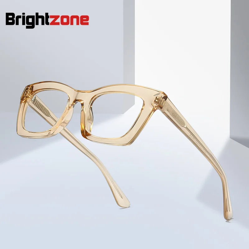 

Women TR90 Blue Light Blocking Square Prescription Myopia Hyperopia Progressive Rx-able Eyeglasses Eyewear Glasses Frame Oculos