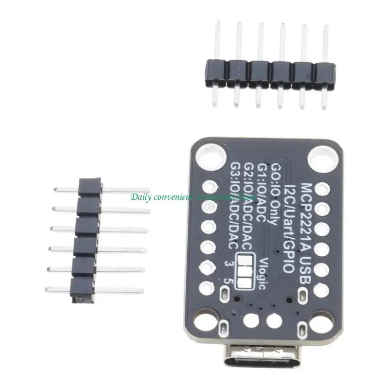

97QB MultiProtocol MCP2221A USB to GPIO and Converters for Sensors Applications Interfaces Development Tool