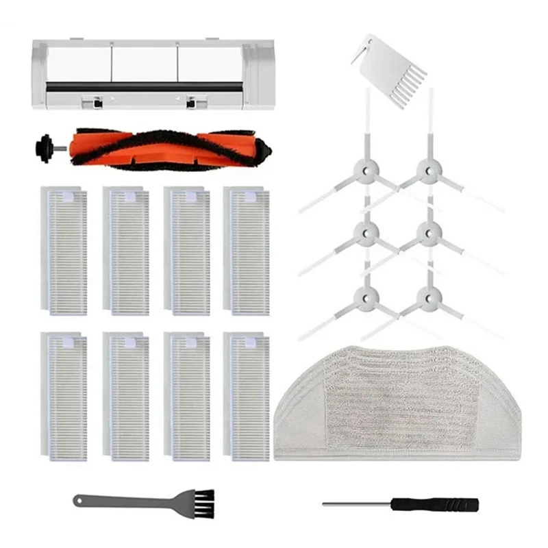 Набор тканевых фильтров для мытья роликов, Сменные аксессуары для робота-пылесоса Xiaomi Mijia G1 /MJSTG1/SKV4136GL Mi