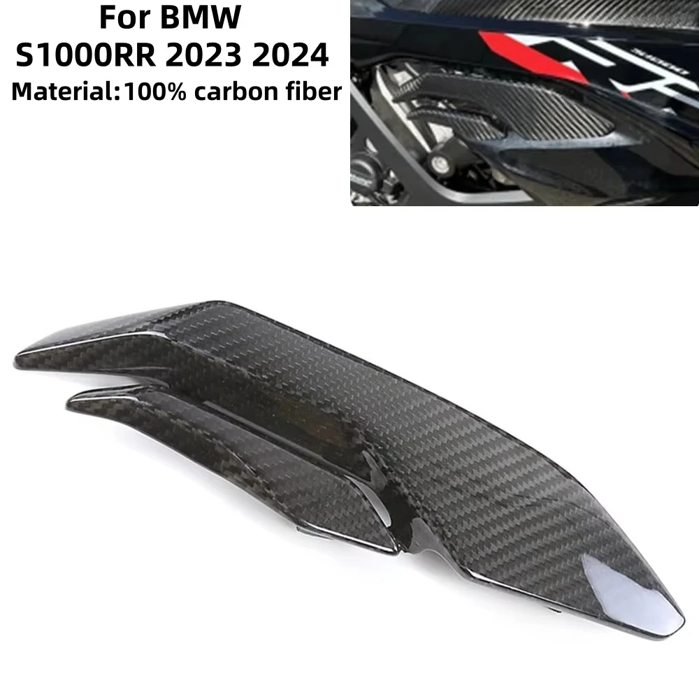 

For BMW S1000RR S1000RR 2024 2023 100% Carbon Fiber Right Side Panels Air Ducts Air Deflector Fairing Motorcycle Accessories