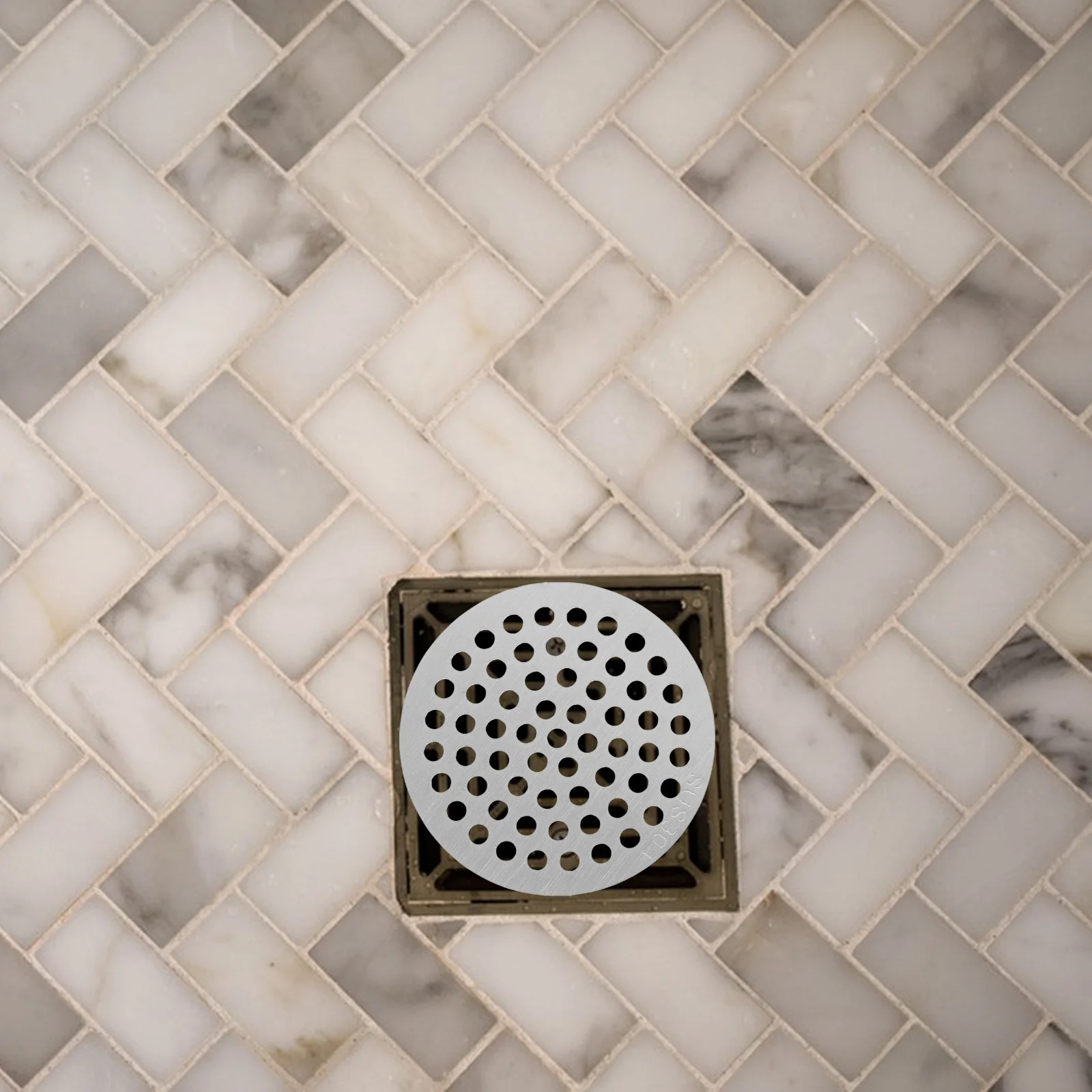 

Round Stainless Steel Drain Cover 304 Grade Shower Hair Catcher Filter Grate Strainer Easy Installation Bathroom Stylish Design