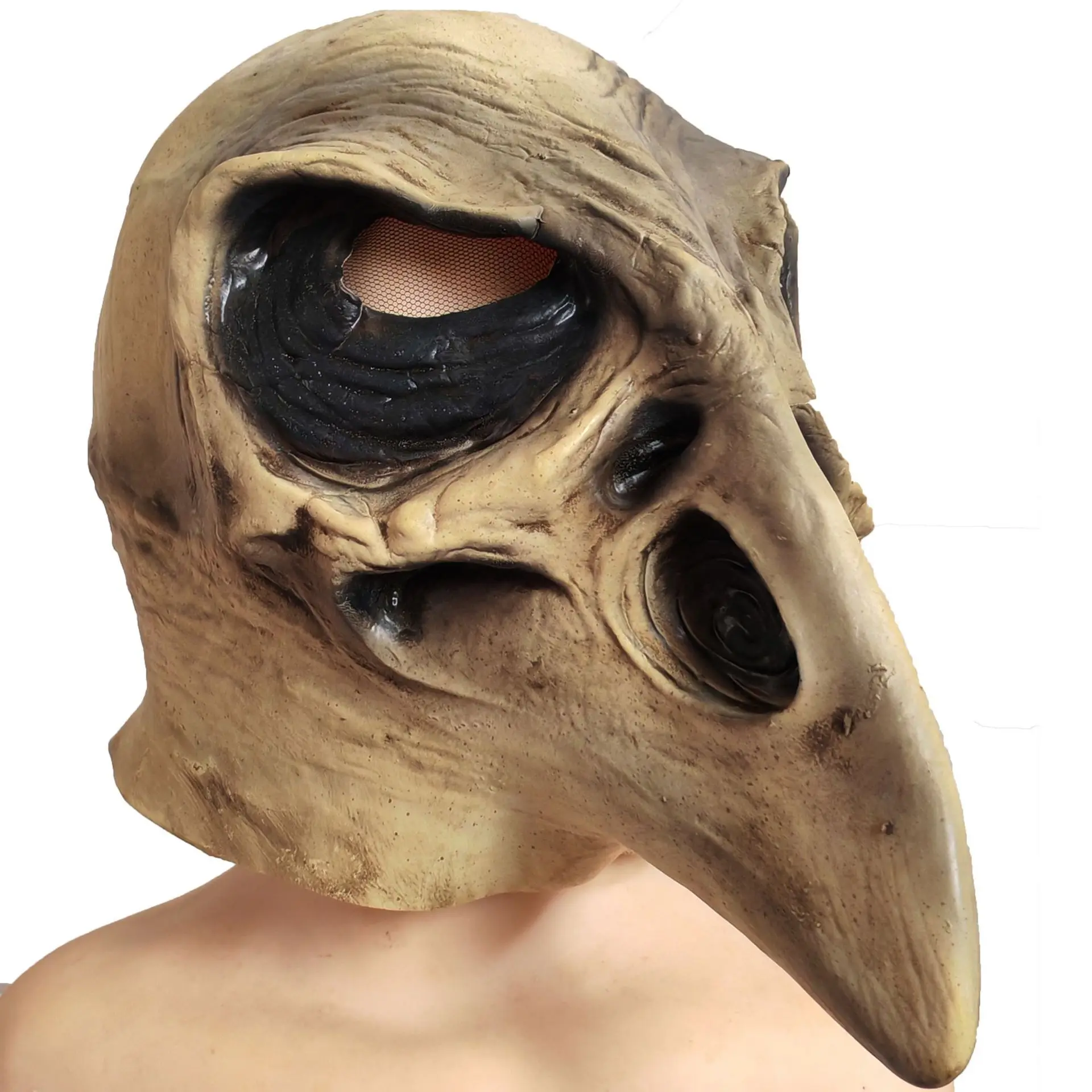 Halloween Skeleton Bird Mask Headset Crow Bird Beak Moon Knight Moon Knight Mask