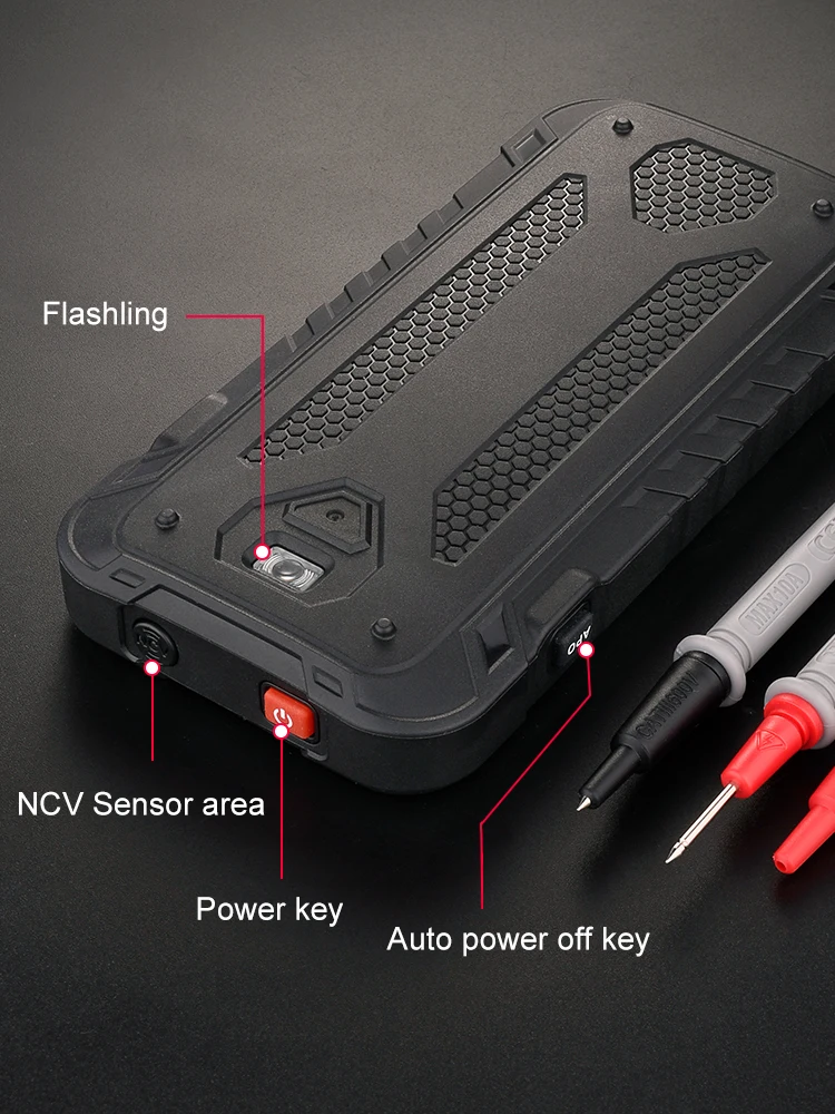 Profesjonalny inteligentny multimetr cyfrowy HT116 Auto zakres 1000V 10A Tester Ohm Hz pojemność REL True RMS AC DC DMM Multitester