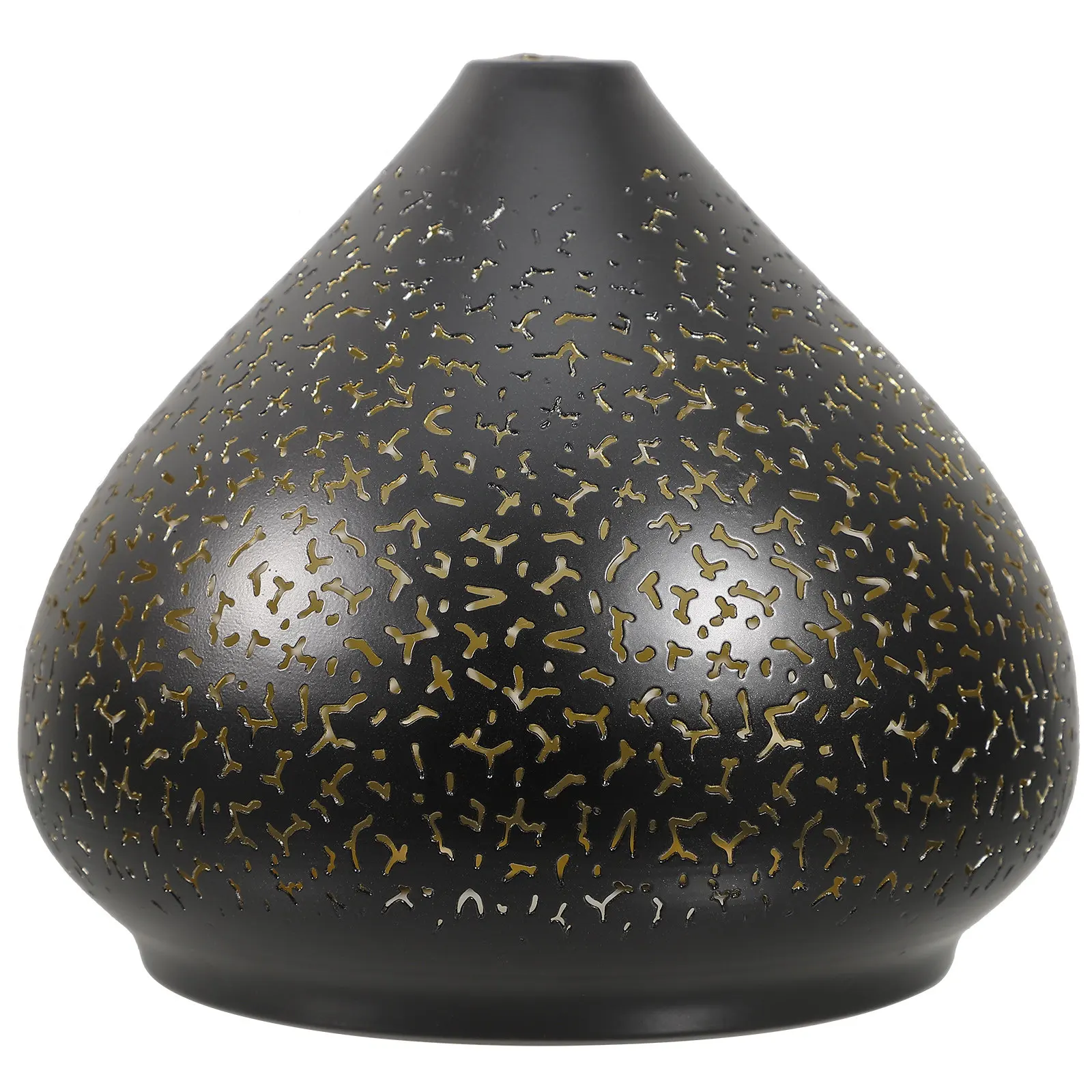 

Полый железный абажур, черный металлический подвесной потолочный светильник, сменный декоративный плафон для спальни, гостиной, кабинета