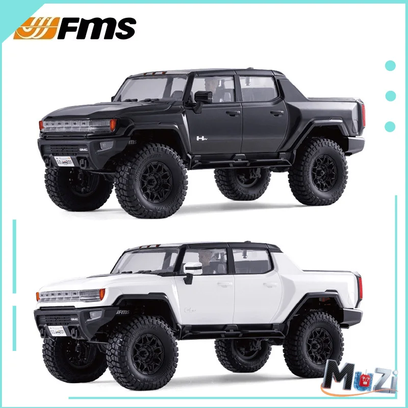 

FMS FCX18 1:18 Радиоуправляемый автомобиль Hummer Pickup 2,4G Электрический внедорожный пульт дистанционного управления Модель автомобиля Моделирование Альпинистский автомобиль Мальчик Игрушка в подарок RTR