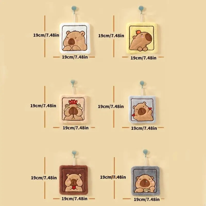 Crianças Capybara toalhas mão