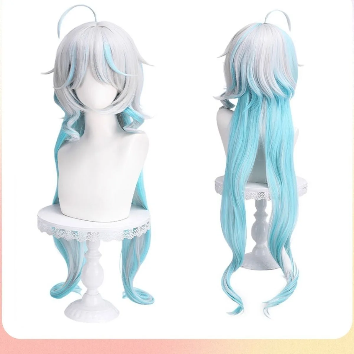 جينشين إمباكت فورينا شعر مستعار كوسبلاي روز نت نمط جديد طويل واقعي فروة الرأس شعر مستعار على الطراز الأمريكي #1