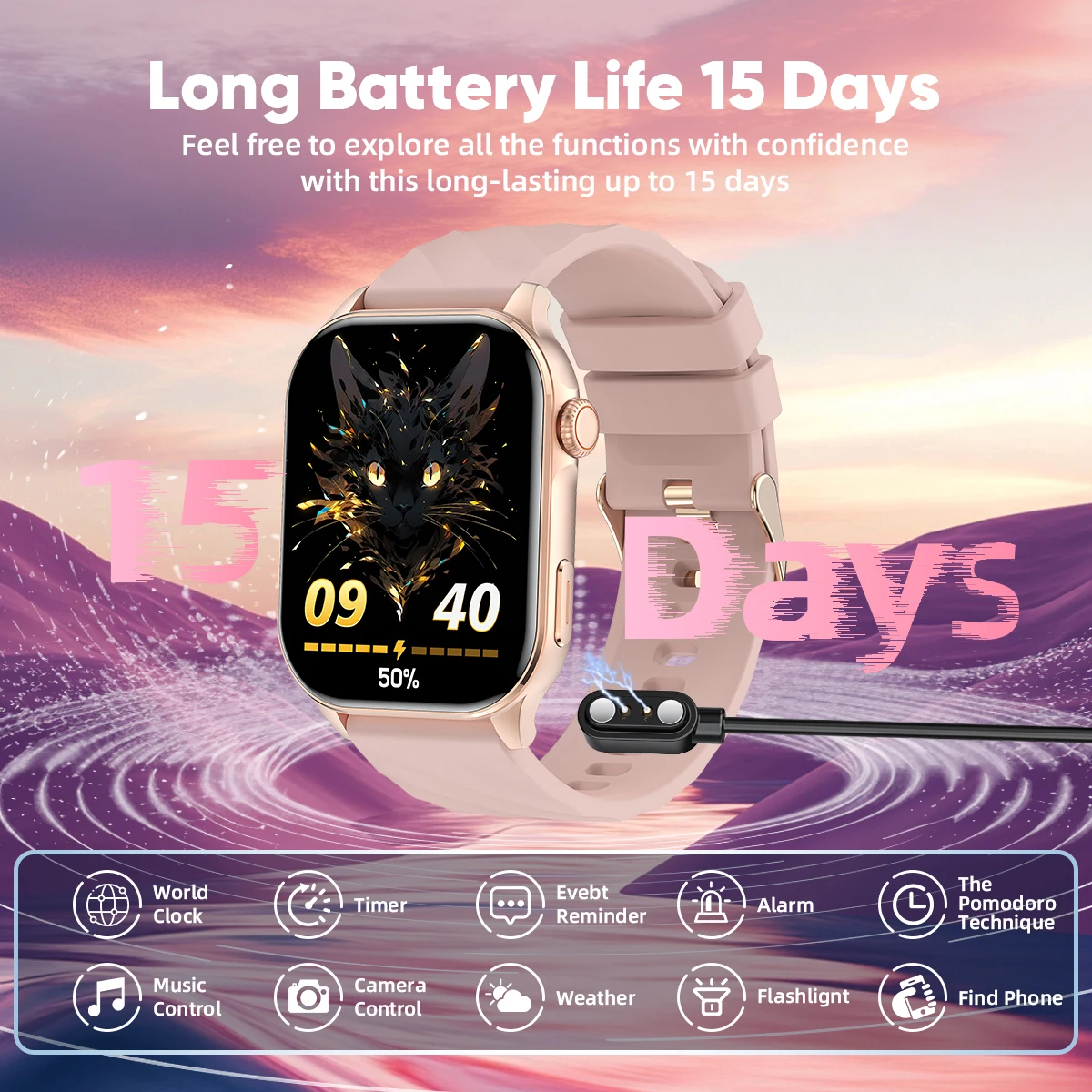 LIGE 2025 Astuto Della Vigilanza 2.01 "Full Touch BT Chiamata Vocale Sport Orologi Impermeabili Frequenza Cardiaca Ossigeno Nel Sangue Smartwatch Per Le Donne Degli Uomini