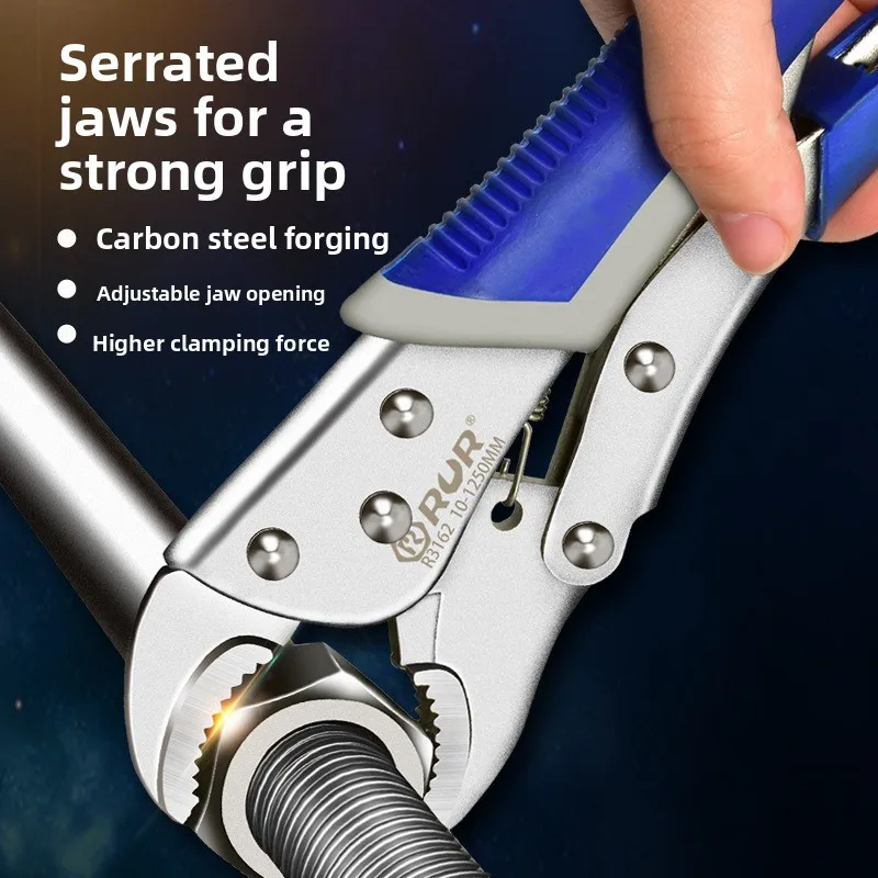 

Многофункциональные плоскогубцы промышленного класса для тяжелых условий эксплуатации, плоскогубцы с круглыми губками, плоскогубцы с круглыми губками, C-образный зажим — экономит усилия