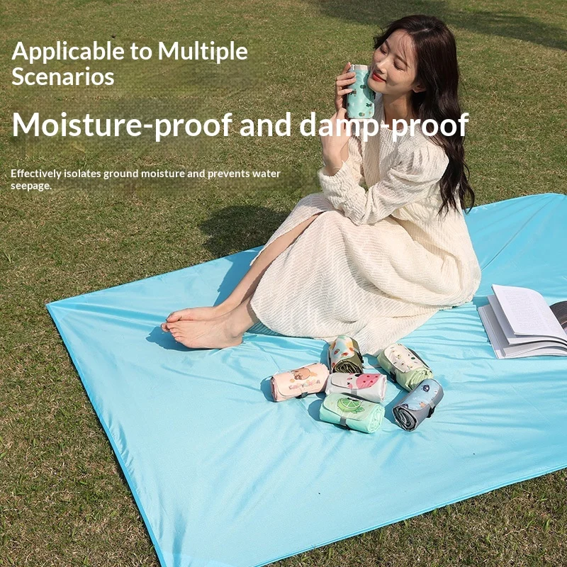 

Beach Mat Picnic Mat Pocket Mini Sandproof Waterproof Non Slip Moisture Proof Folding Outdoor Mat for Camping Beach Picnic