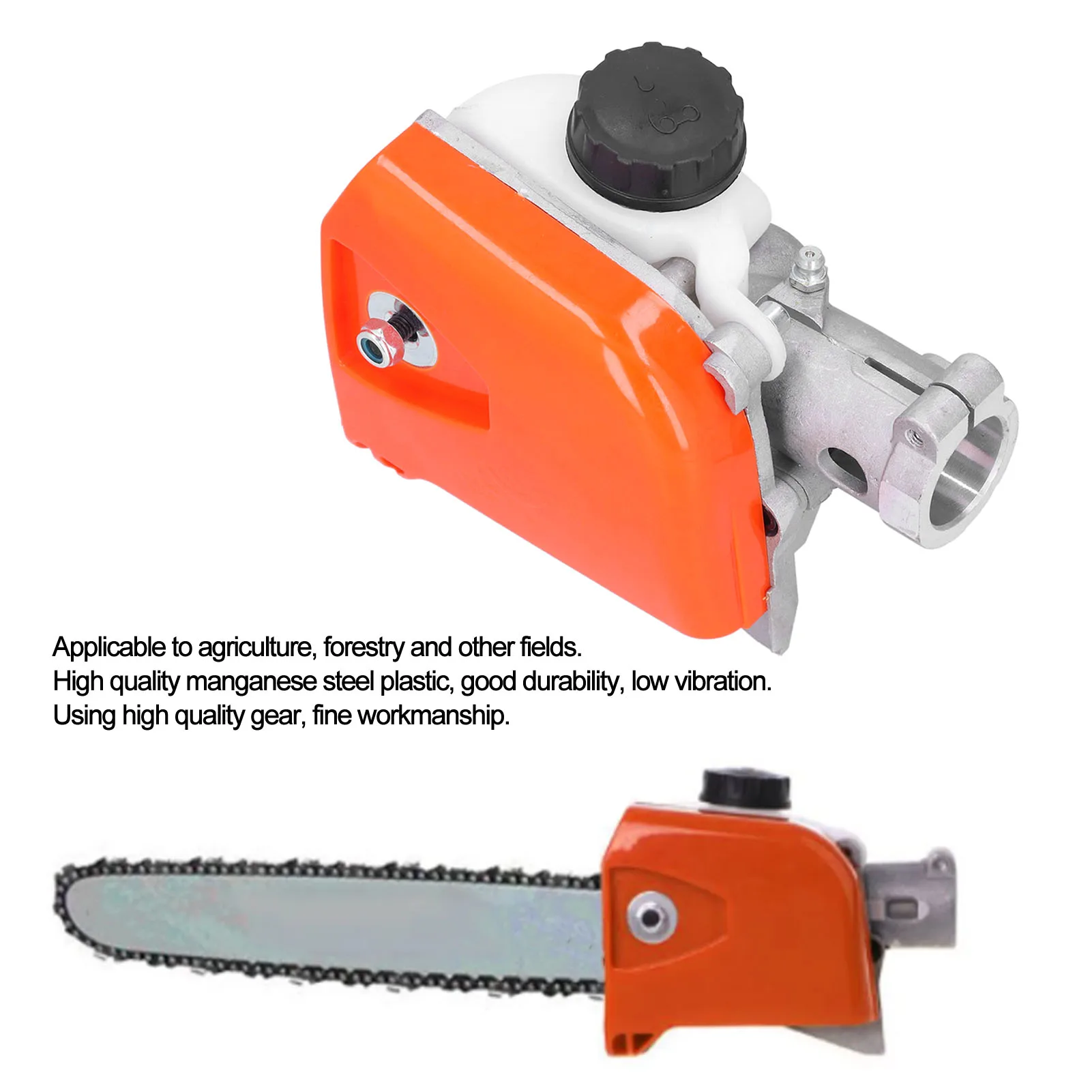 Chainsaw  Gear Head Assembly Pole Saw  Head Replacement Multifunction Chain Saw Parts Chainsaw  Gear Head