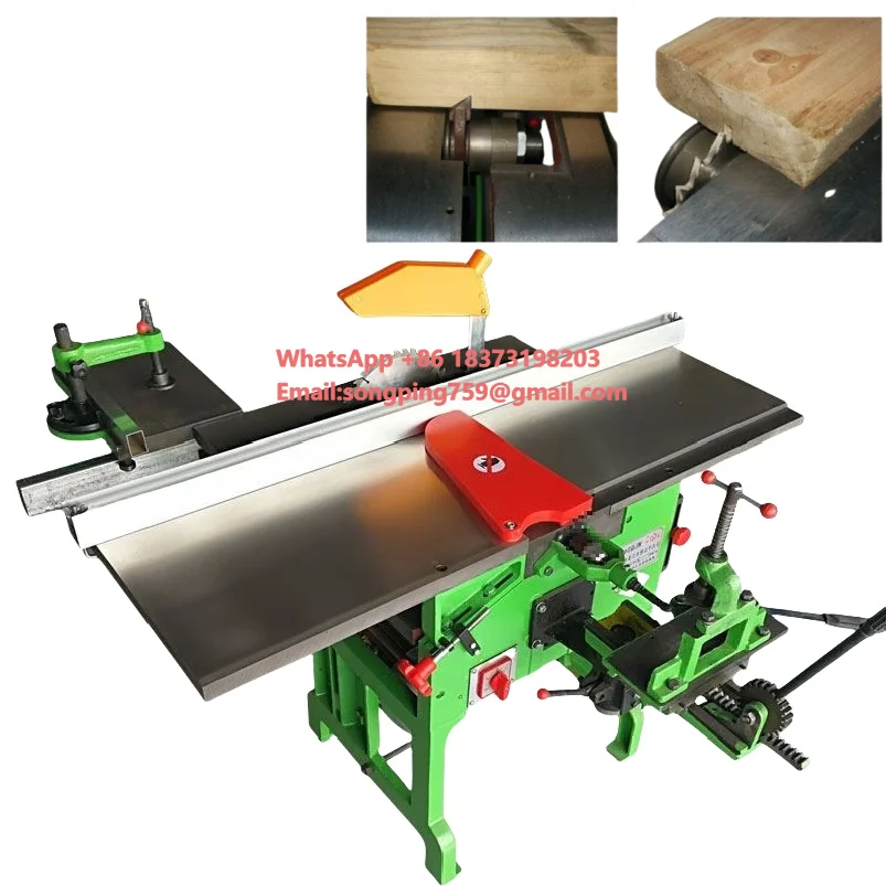 

Многофункциональный деревообрабатывающий станок 3-в-1, новый, с функциями пилы, рубанка и циркулярной пилы, основные компоненты — подшипник, двигатель, редуктор, для розничной продажи