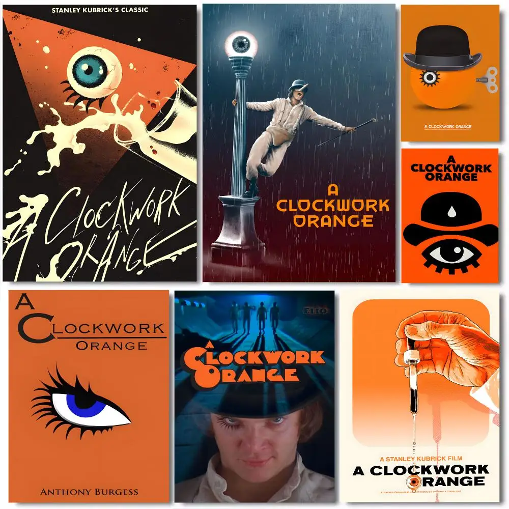 Movie A C-Clockwork O-Orange Poster Resistente al Agua Duradero para Decoracion de Pared en Cualquier Espacio