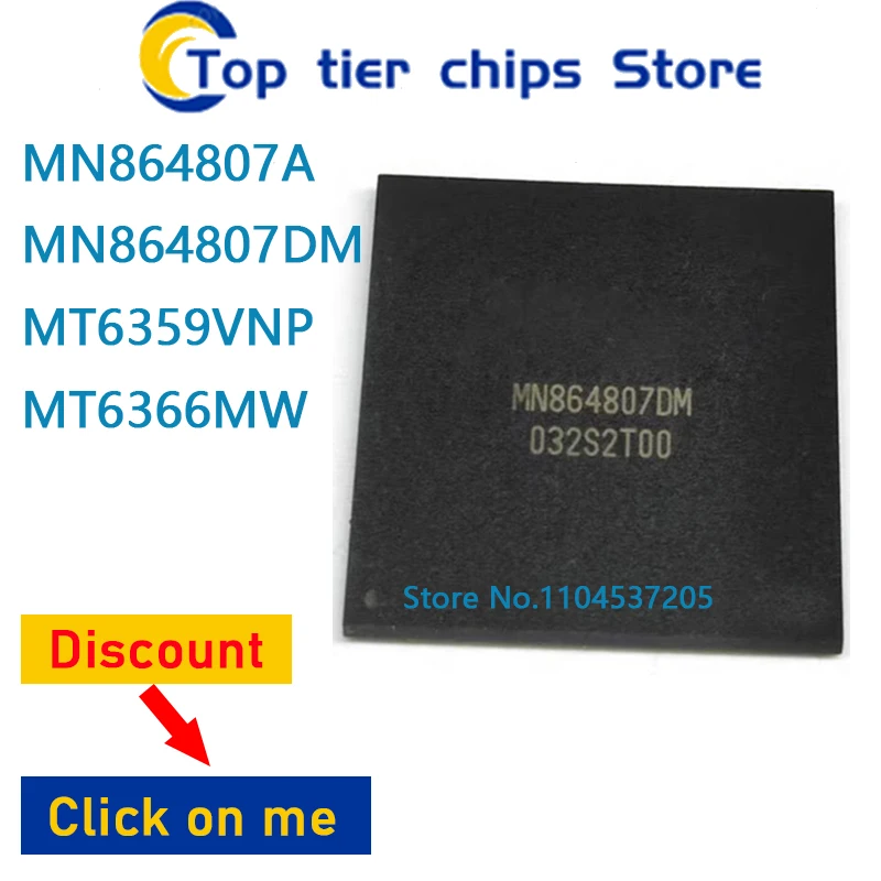

1-5 шт./лот MN864807A MN864807 MN864807DM MN864807 MT6359VNP MT6359 MT6366MW MT6366 BGA 100% НОВЫЙ