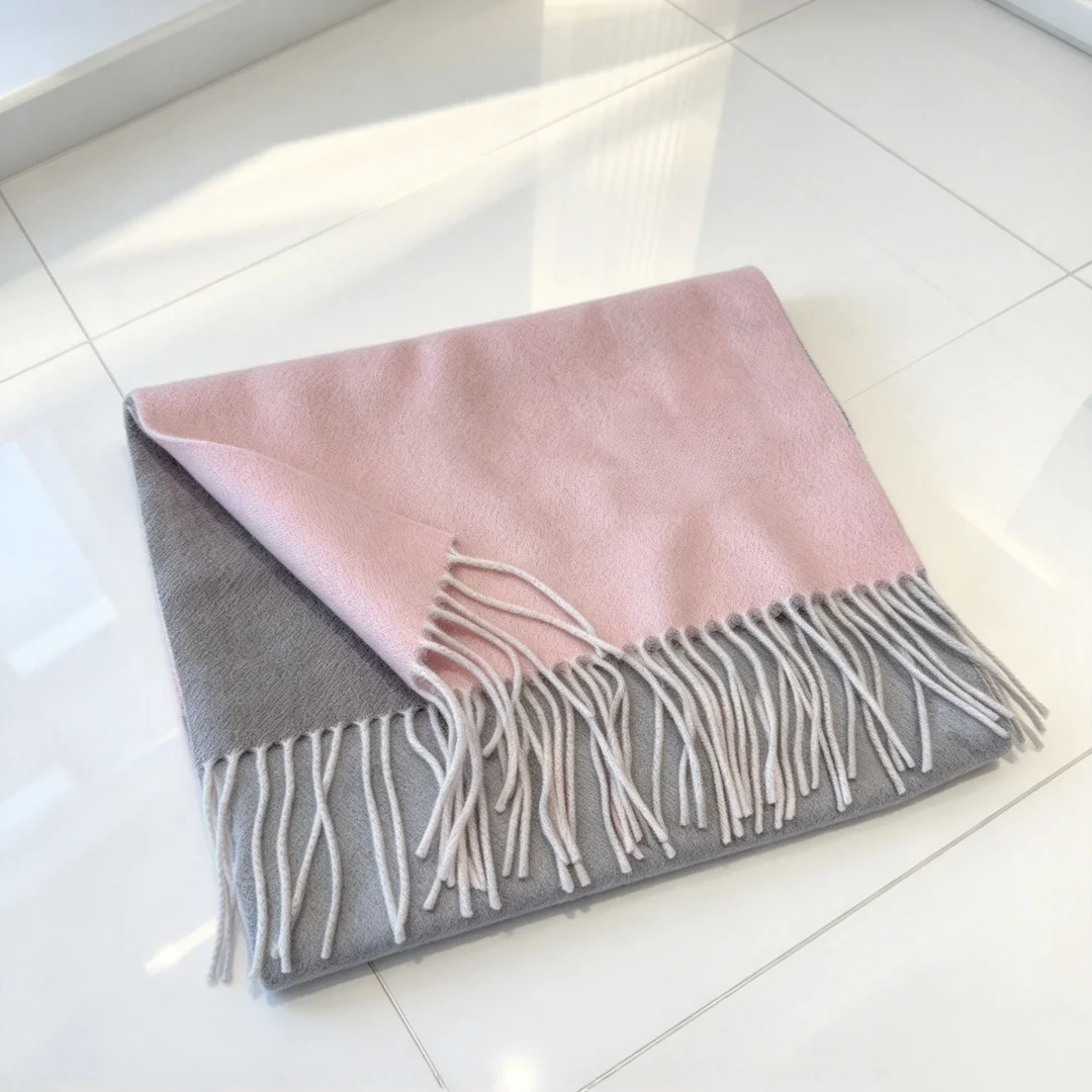 Luxury Brand Women's Fashion Scarf Neck Warmer Soft Scarf Handmade Premium Ideal for Gifting 35*180cm Minimalist Versatile