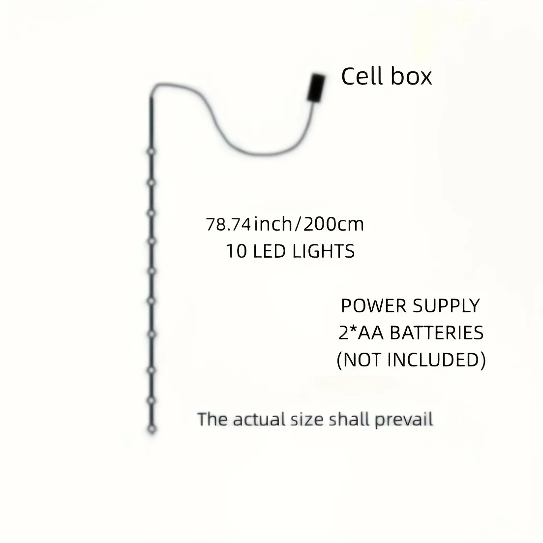 Guirnalda de luces LED navideñas en forma de casa para interiores, 1 Juego para árboles, familias, festivales, cortinas, fiestas, balcones, dormitorios