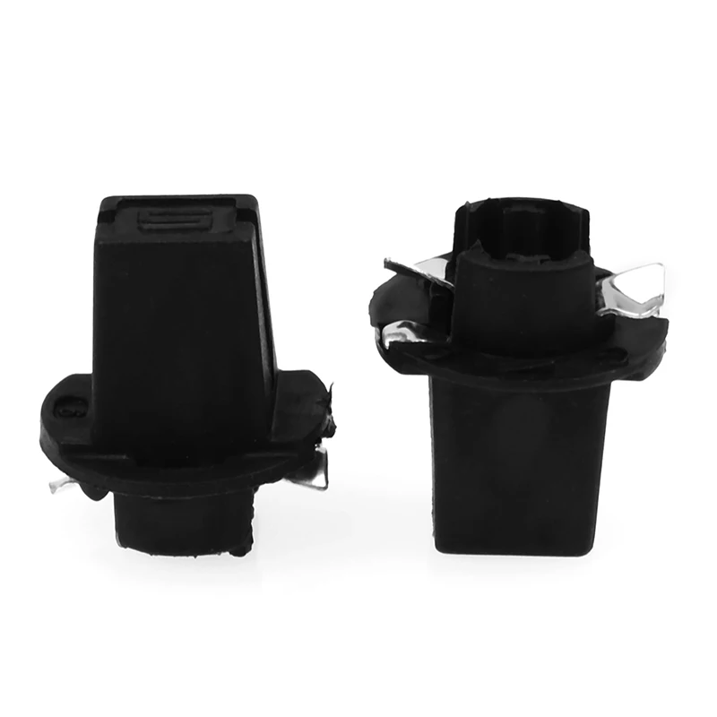 New-10PCS T5 B8.5D Twist Lock Plug And Play Bulb Holder Sockets For Speedometer Instrument Gauge Cluster Dash