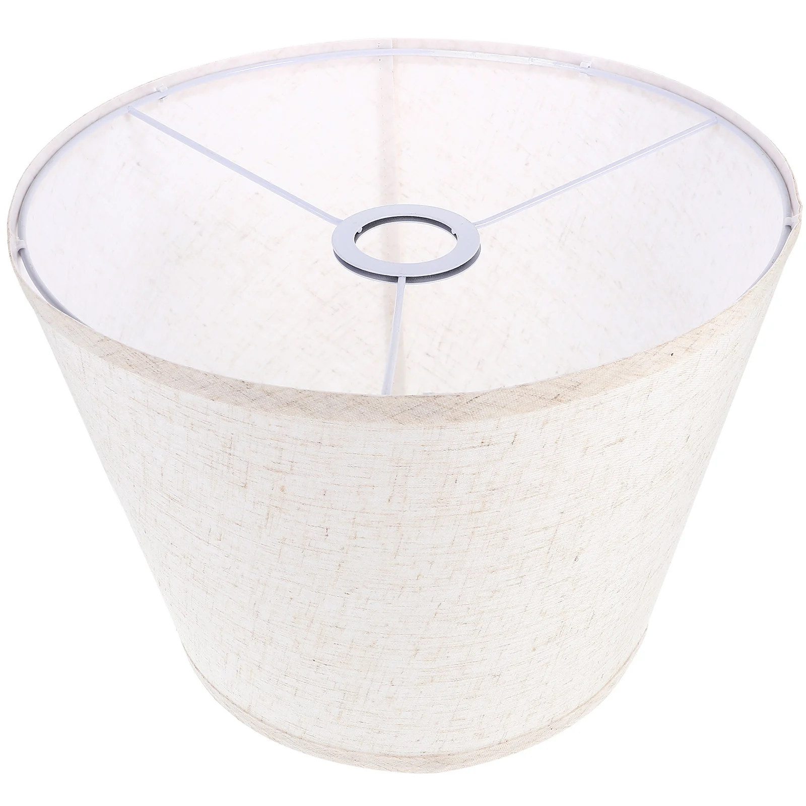 

Lampshade Small Lampshades for Ceiling Desk Table Linen Metal Cover Floor 4 2cm Diameter Flax Easy Assembly