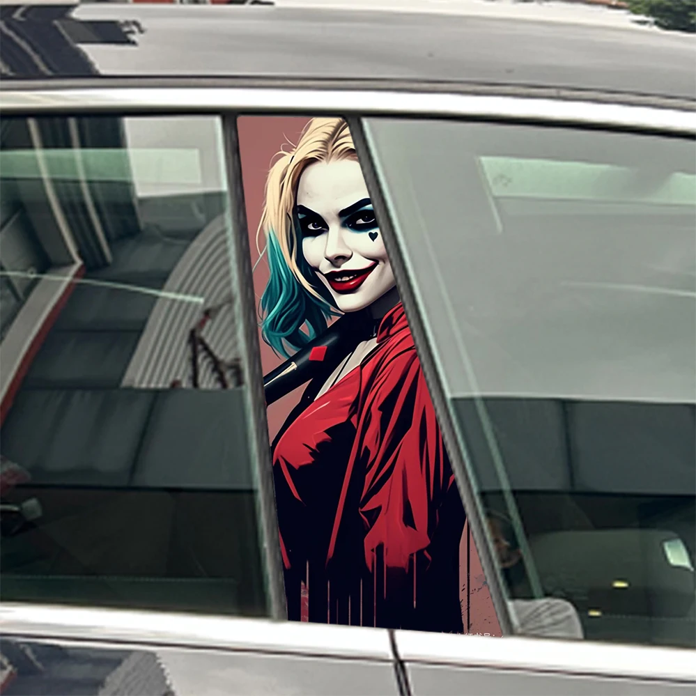 1PC Joker CP PET Decals Car Stickers Waterproof Auto B Pillar Funny Decoration Cover Scratches Sunscreen Car Doors Pillar Trim